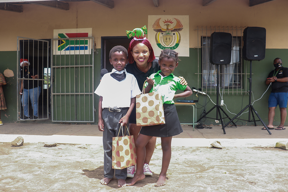 Christmas Day at Macebo Primary School in KwaCele